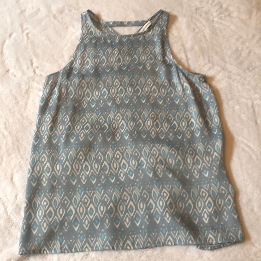 Open back tank top